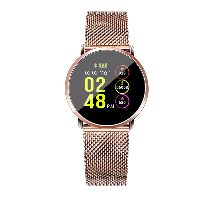 1.04″ TFT NRF52832 health smart android ladies fitness watch for girls women