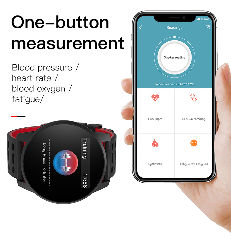 1.3inch blood oxygen calorie heart rate running fitness tracker watch smart wrist watch bracelet