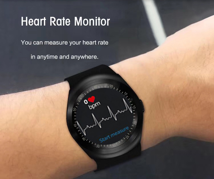 Y1X 1.22 inch android sleep health activity tracker gsm watch phone with heart rate