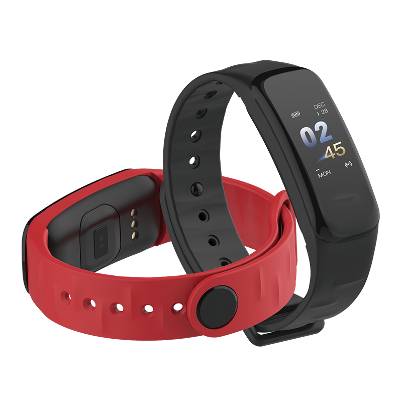 0.96″ TFT waterproof bluetooth smart bracelet fitness tracker with sleep heart monitor
